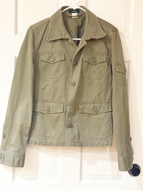 J. Crew Jackets & Blazers - J.Crew Downtown Field Jacket in Olive Green M
